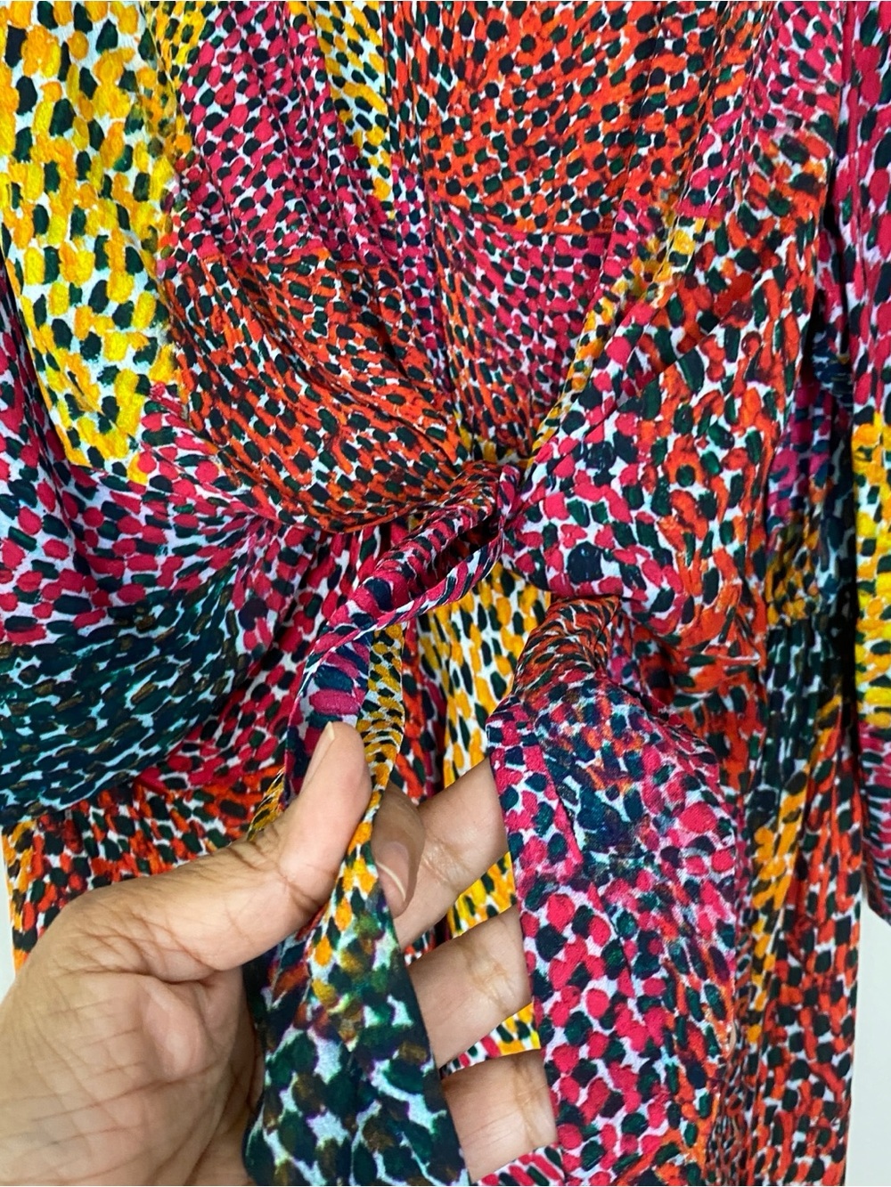 🎈Anthropologie Bl^nk Tori Wrap Dress Size XL - Picture 7 of 12
